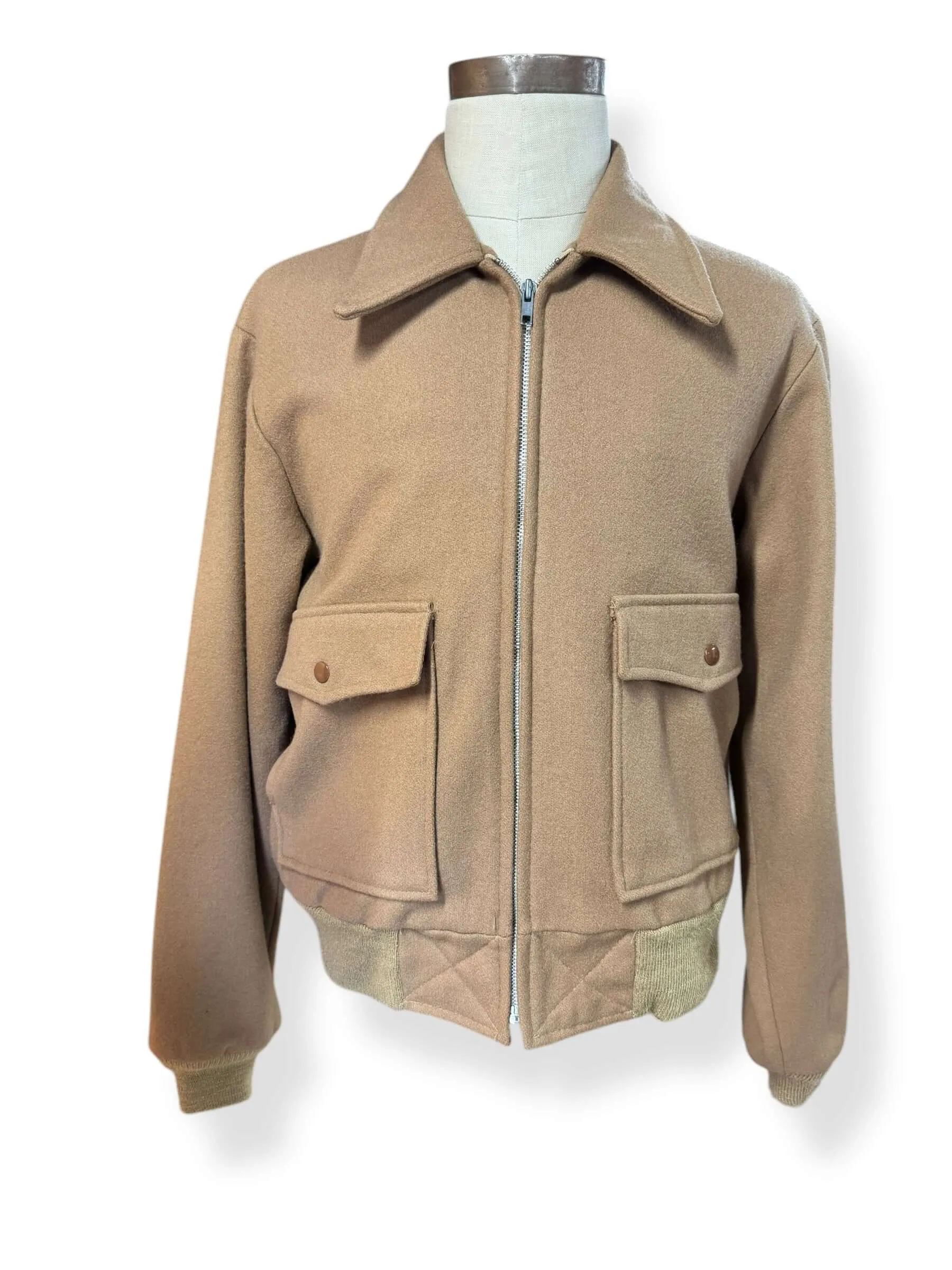 1970s Upstream Sportswear Wool Jacket L