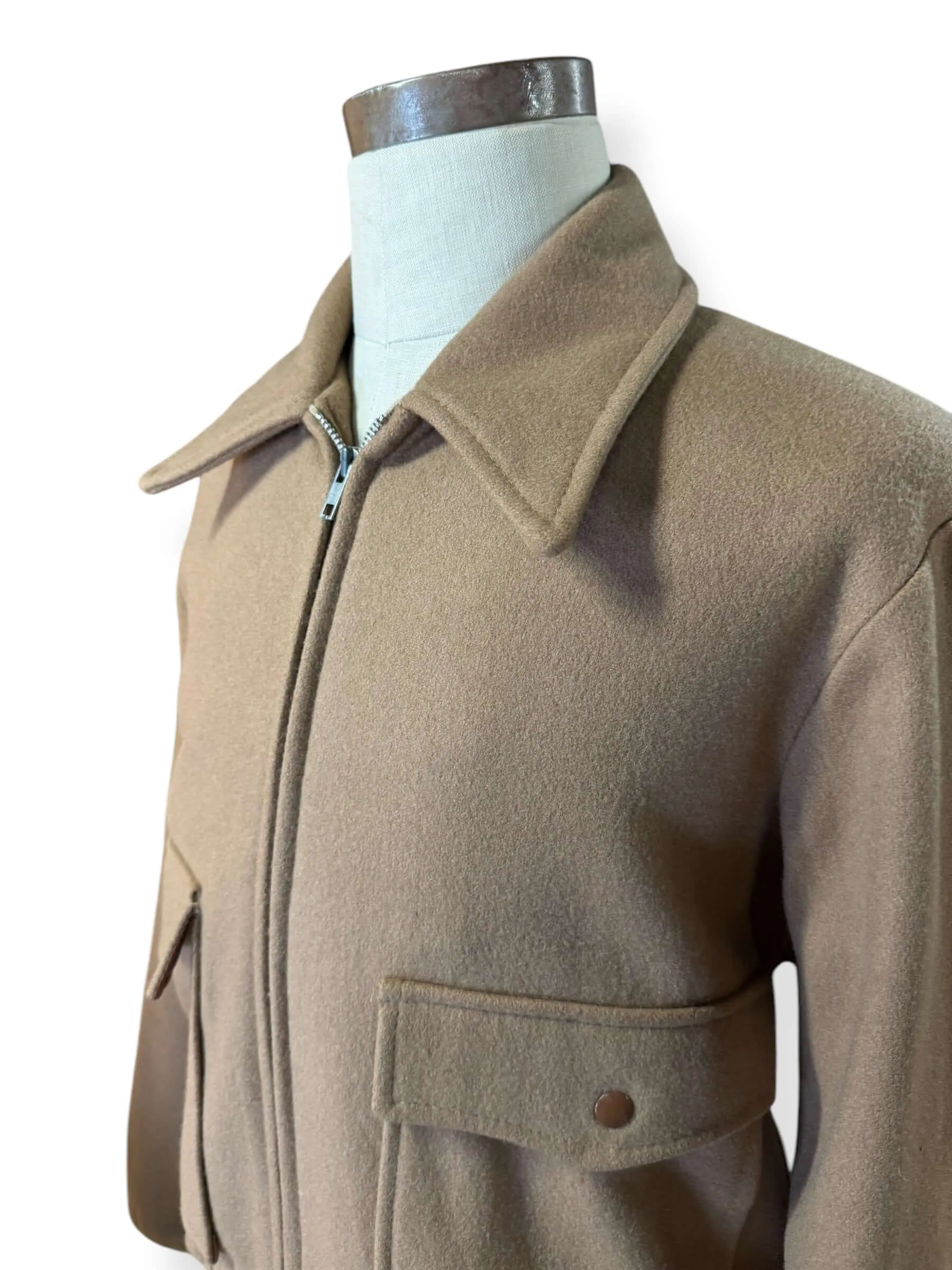 1970s Upstream Sportswear Wool Jacket L