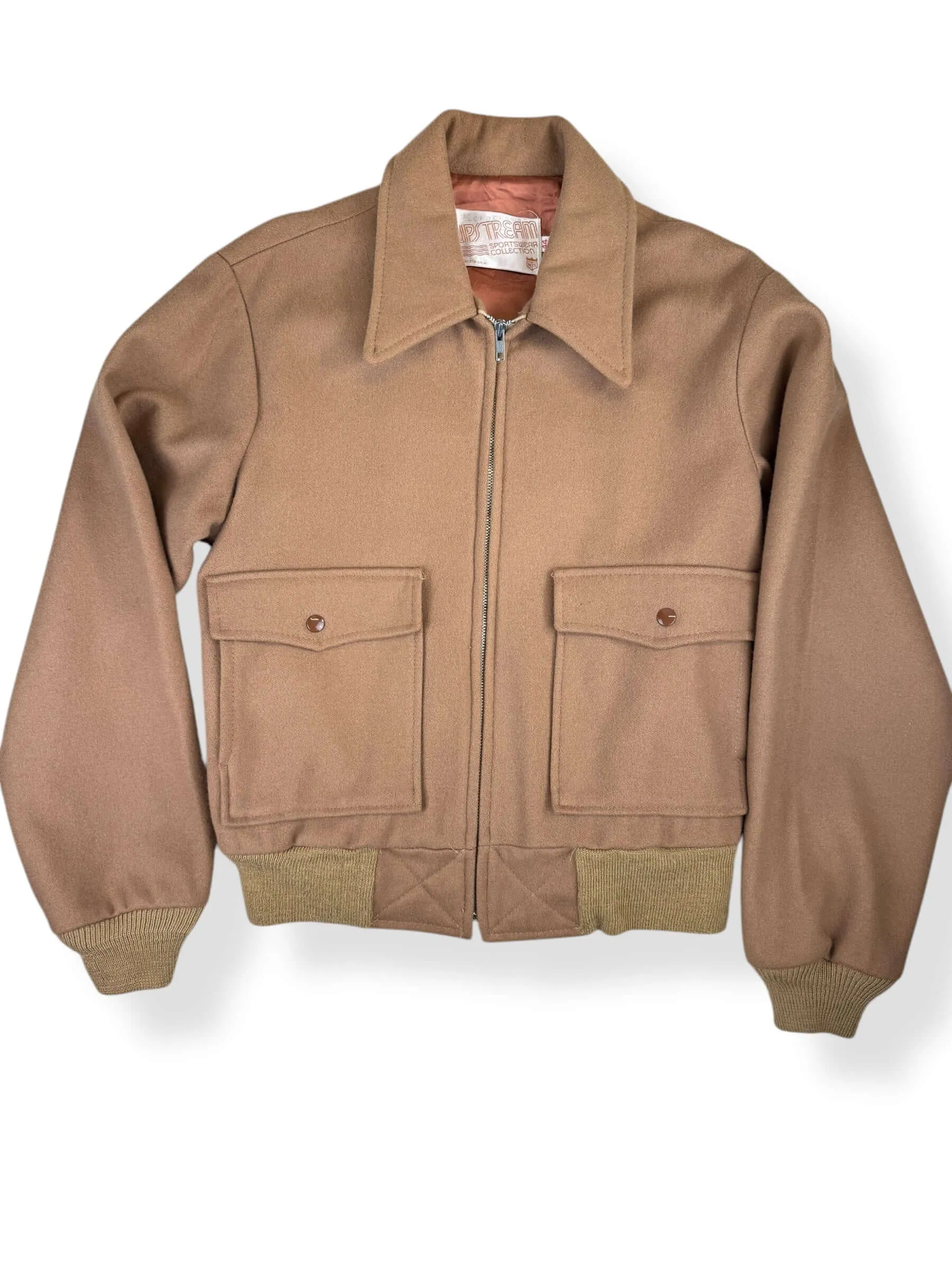 1970s Upstream Sportswear Wool Jacket L