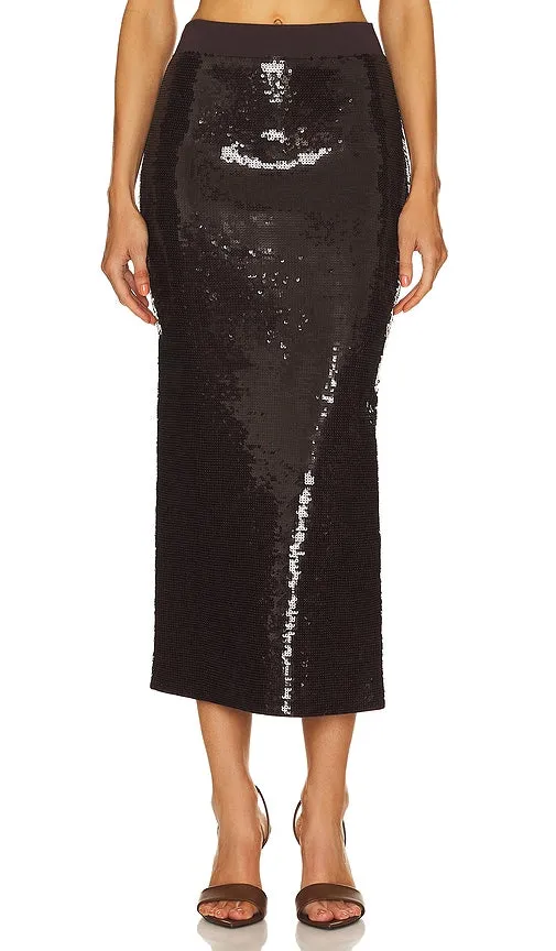 A.L.C. Joan Skirt in Chocolate