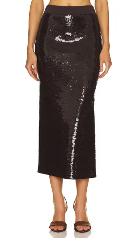 A.L.C. Joan Skirt in Chocolate