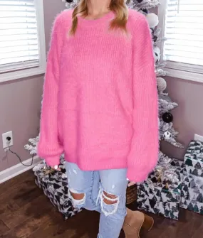 &Merci - Harper Fuzzy Eyelash Sweater