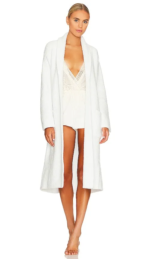 Barefoot Dreams CozyChic Barbie Robe in White