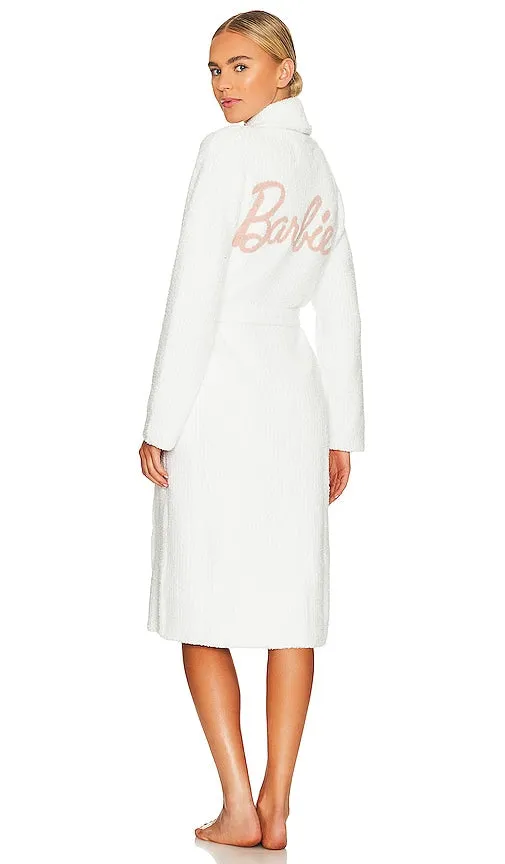 Barefoot Dreams CozyChic Barbie Robe in White