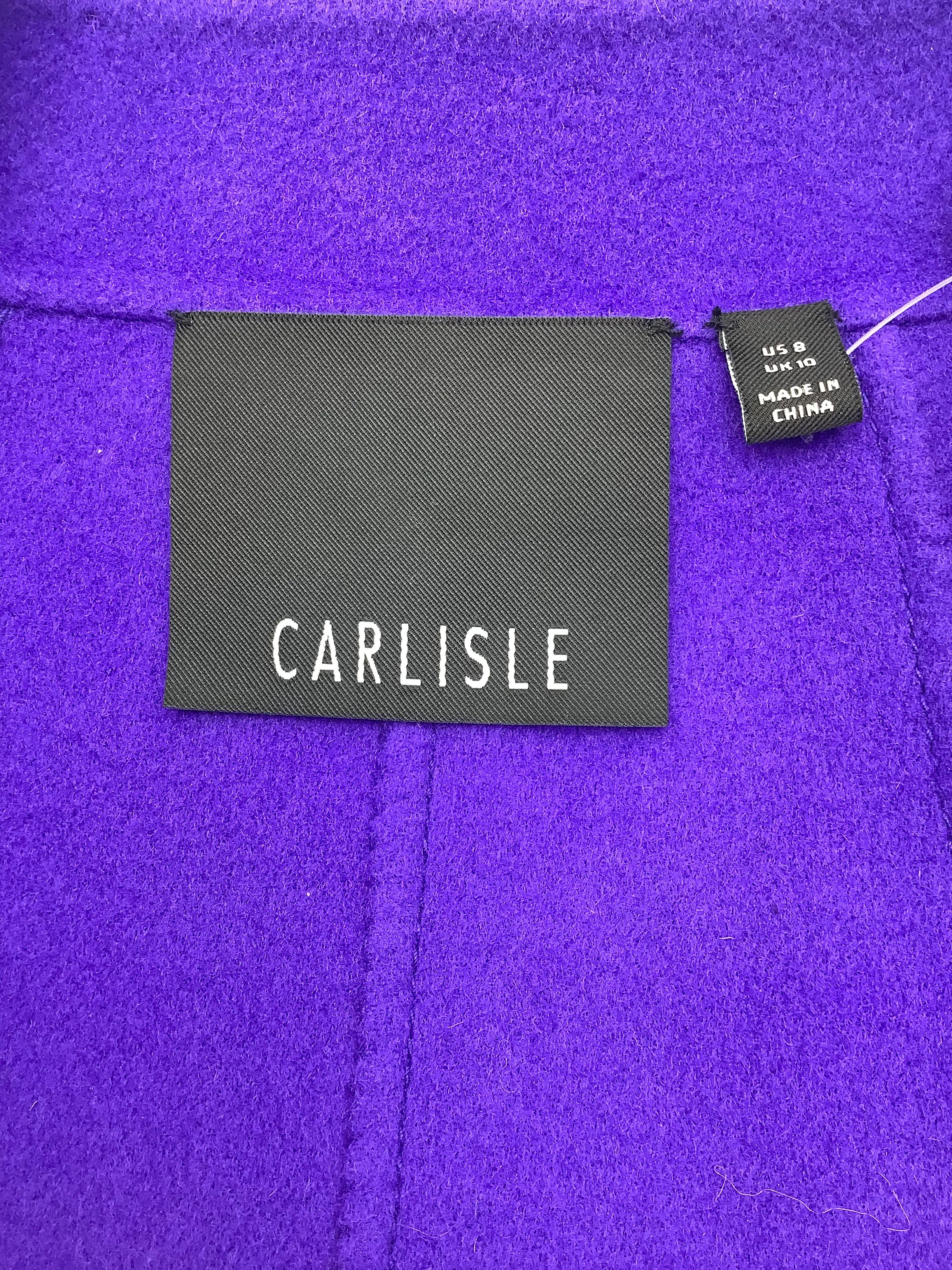 Carlisle Purple Jacket Size: 8