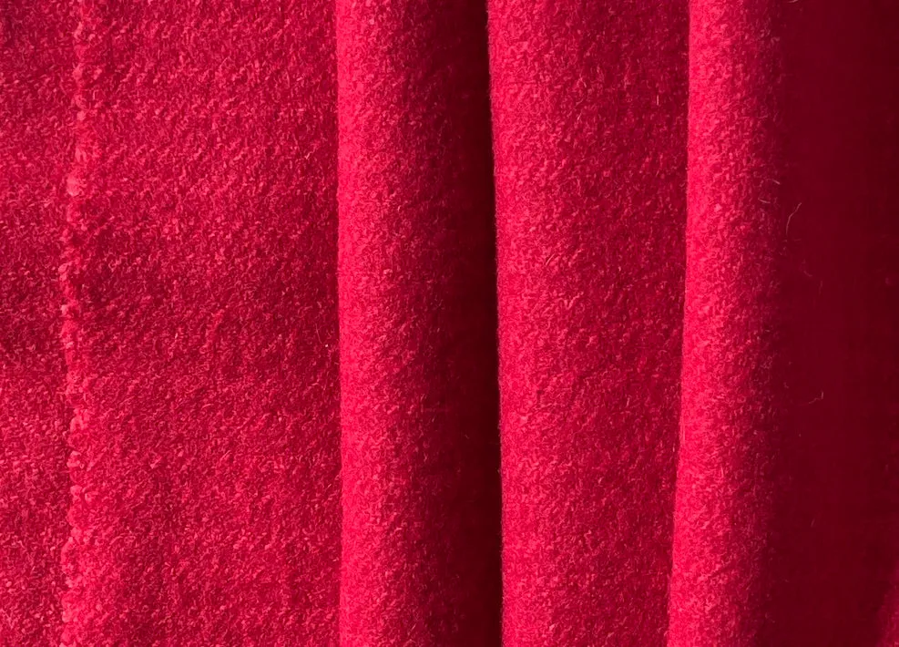 Cavalli Cherry Smash Cashmere & Wool Blend Coating (Made in Italy)
