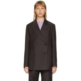 Eftychia Brown Different Sides Blazer