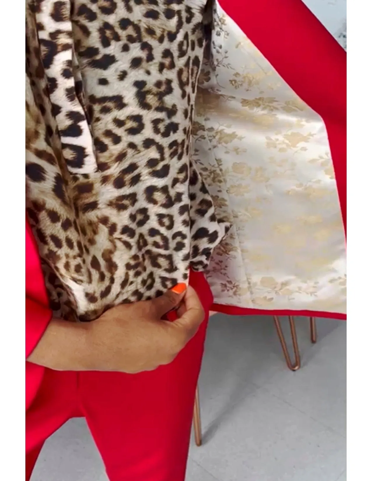 Elizabeth Trouser in Classic Red