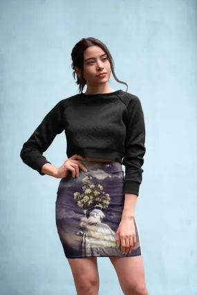 Flowers Pencil Skirt