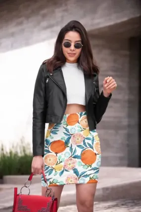 Fruit Shower Poster (2) Pencil Skirt
