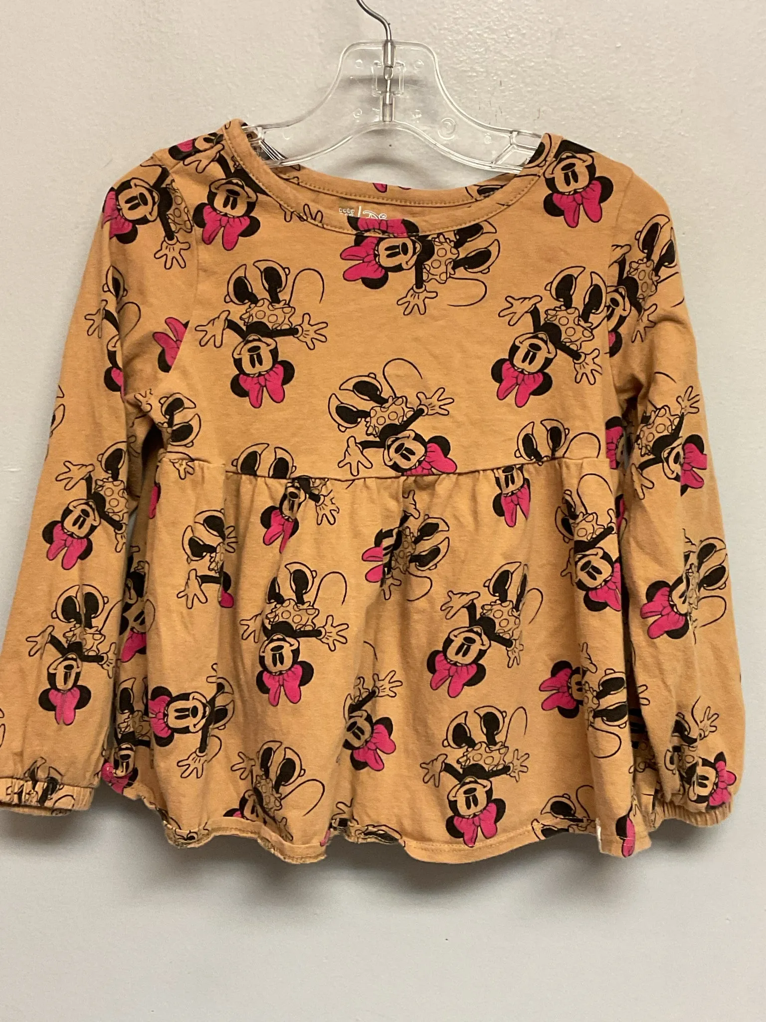 Gap Size 5 Tan Minnie Mouse Cotton Girls Tees/Polos/Tunics