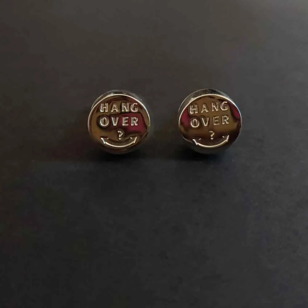 Hangover Cuff-Links Button