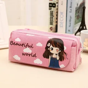 Kawaii Girl Pencil Case