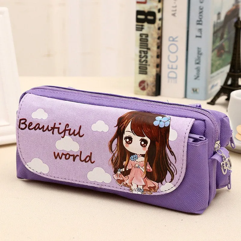 Kawaii Girl Pencil Case