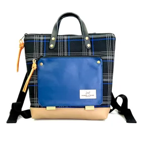 Mini Square Book Holder Backpack - Quilted