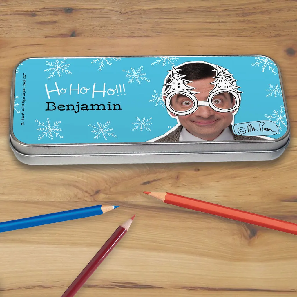 Personalised Ho Ho Ho! Pencil tin