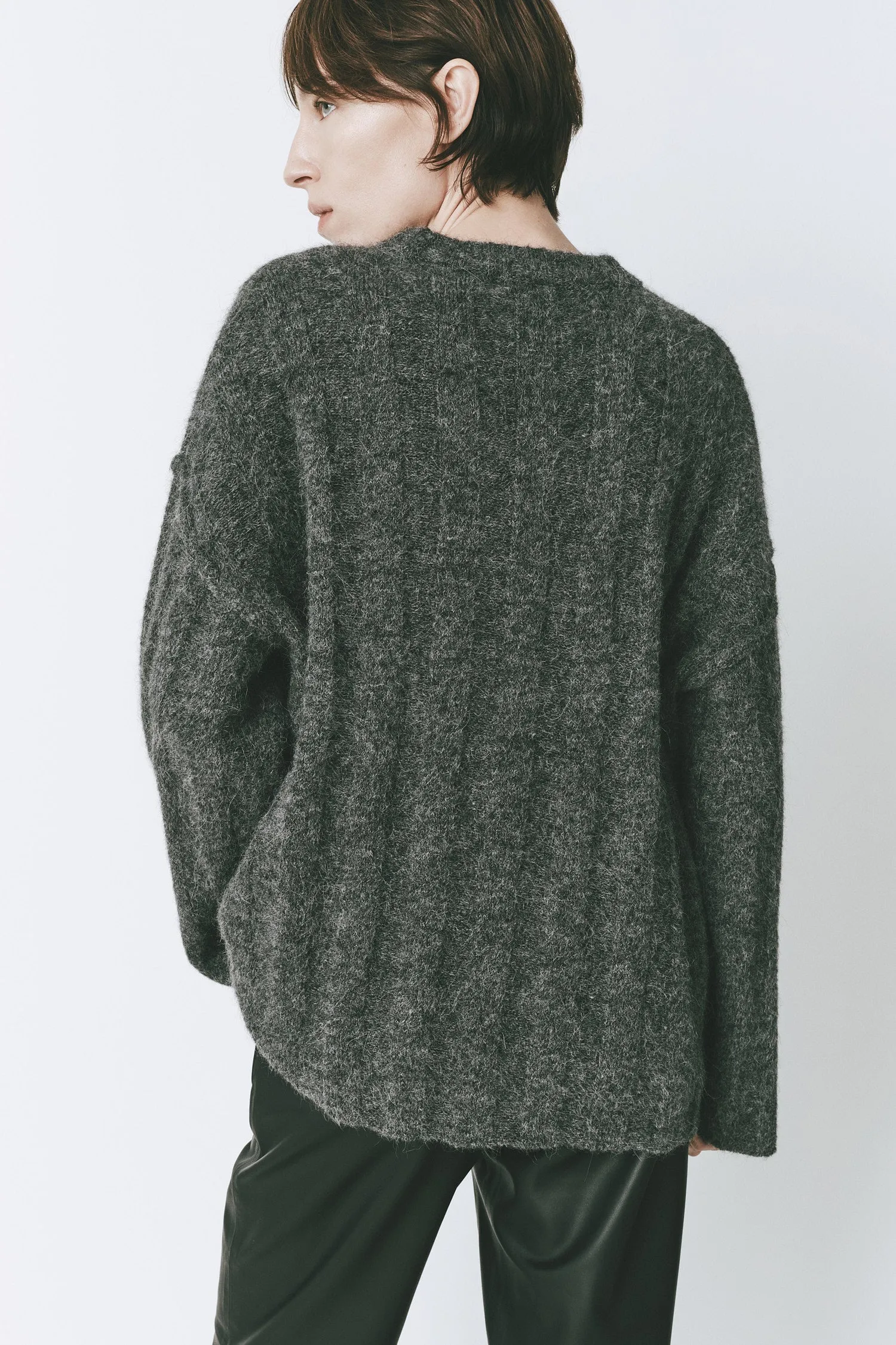 Vendome Wide Rib Boxy Sweater
