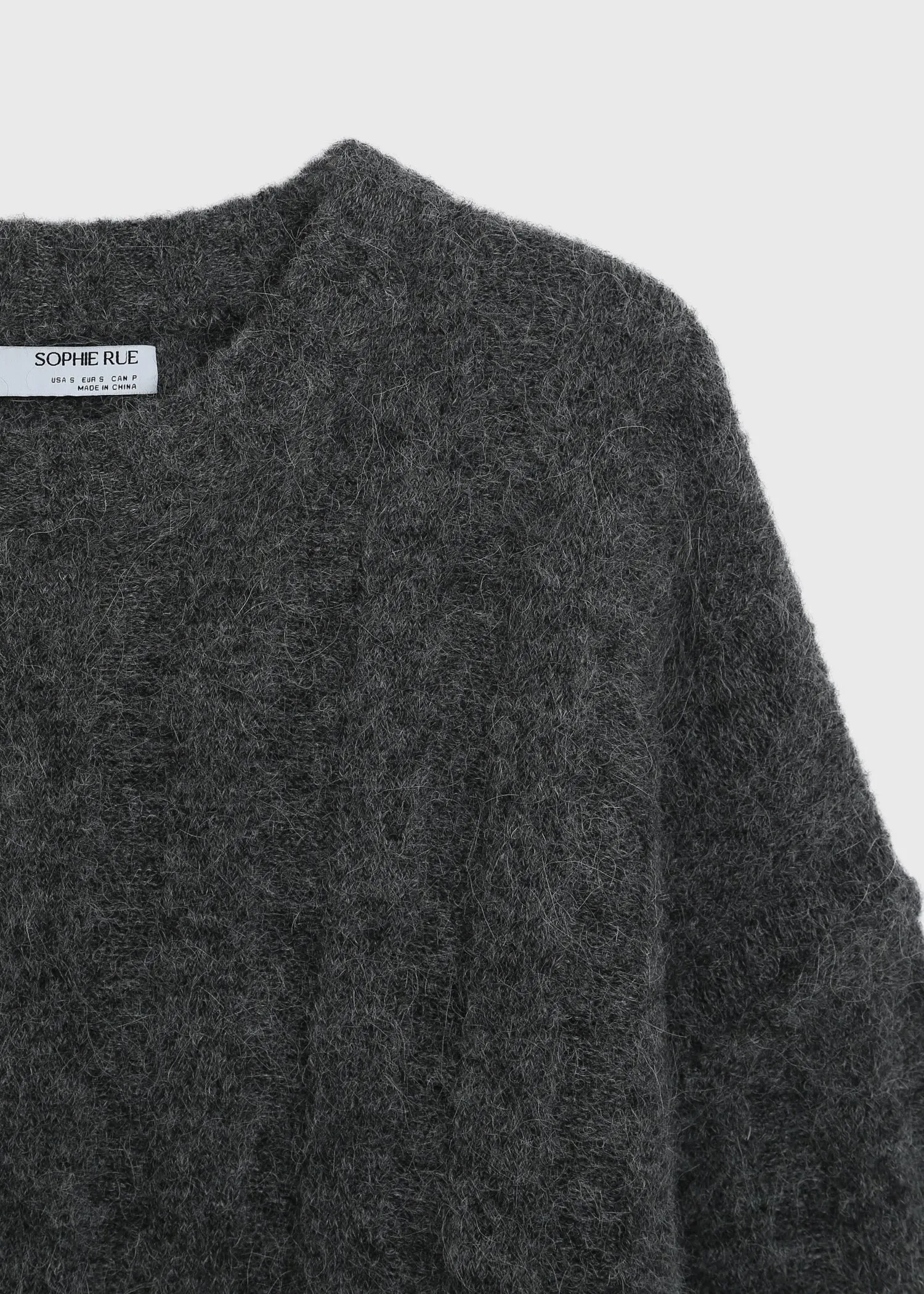Vendome Wide Rib Boxy Sweater