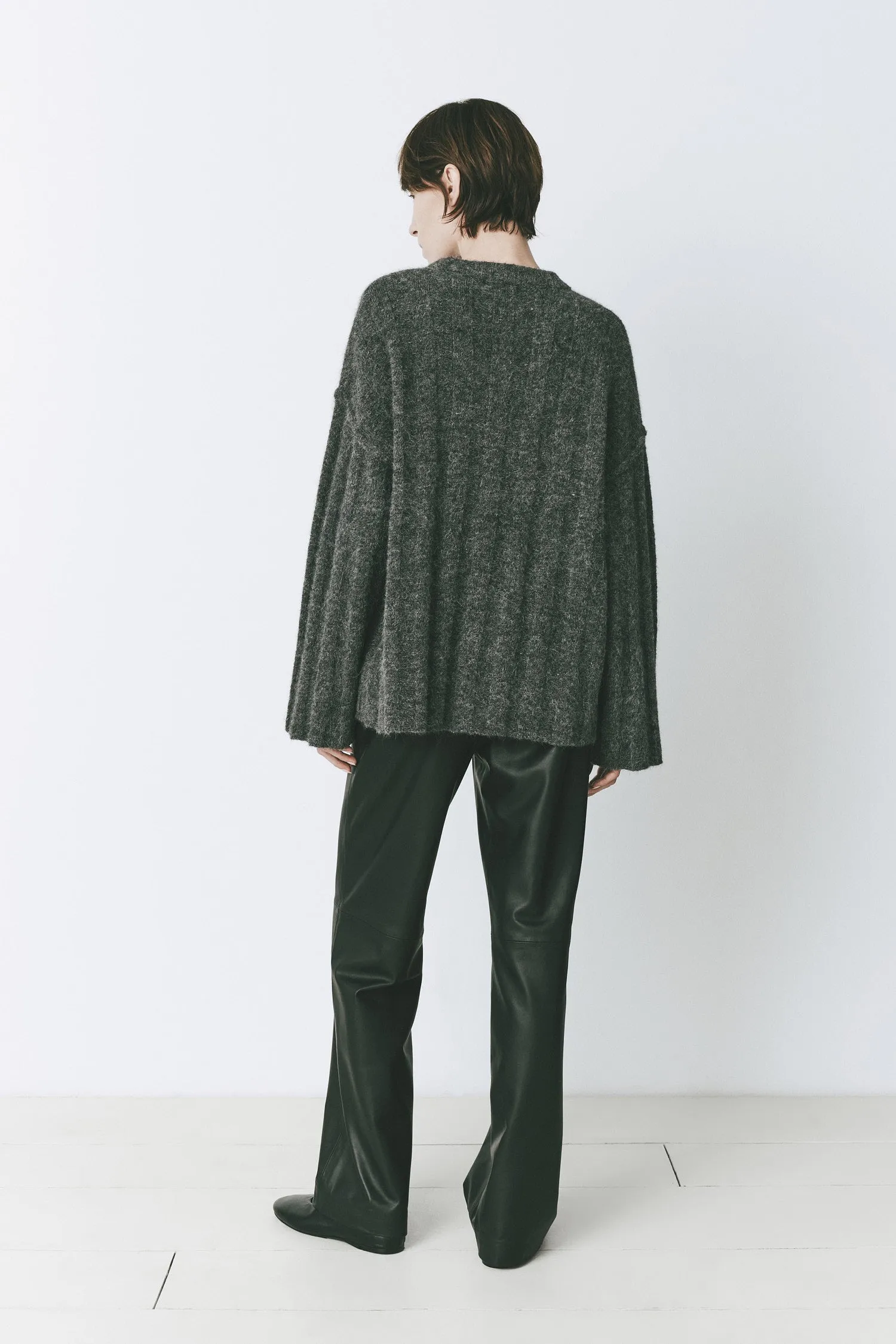 Vendome Wide Rib Boxy Sweater