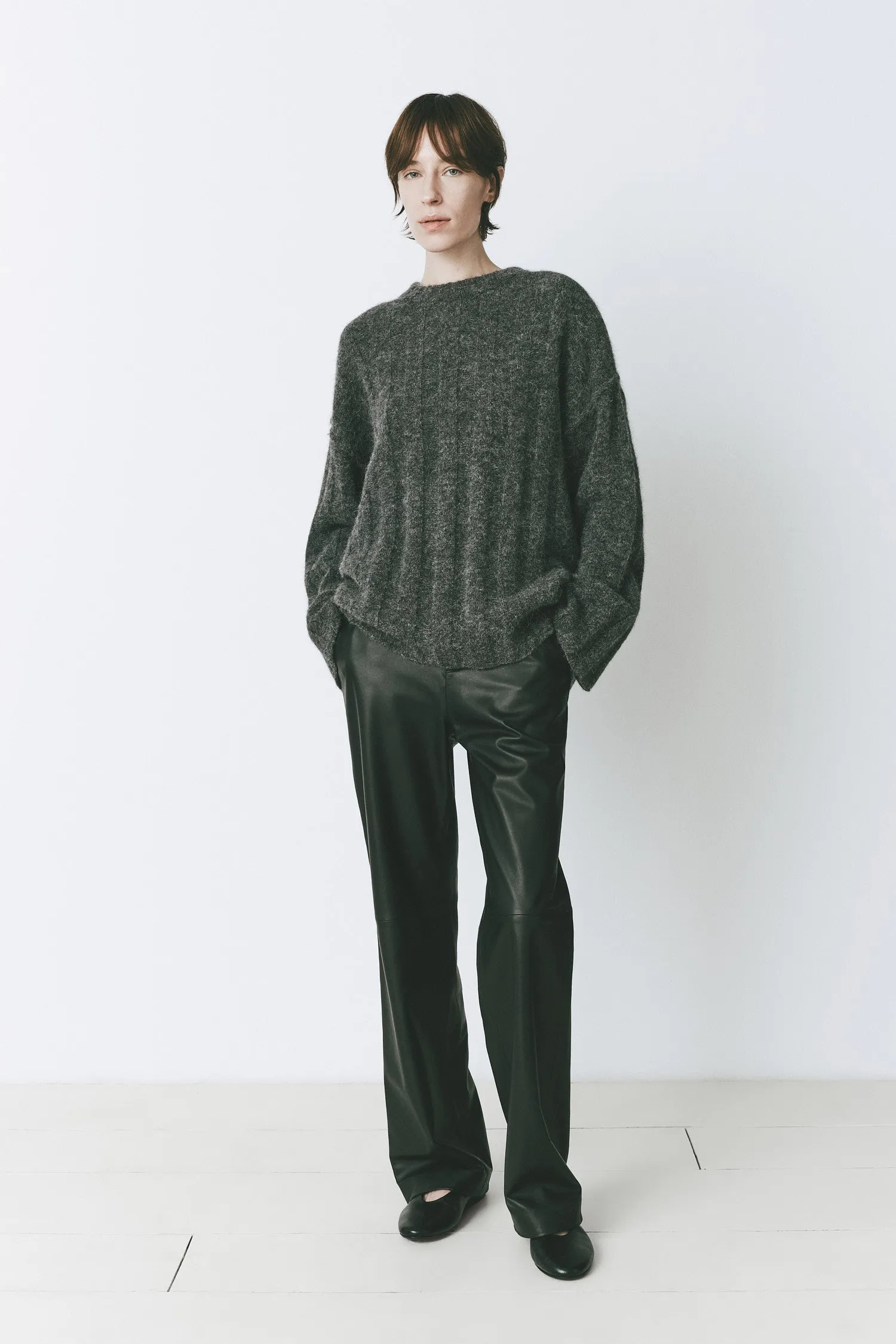 Vendome Wide Rib Boxy Sweater