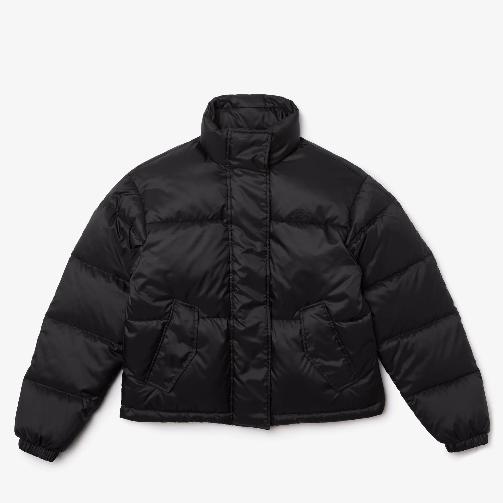 Women’S Concealed Hood Short Colorblock Quilted Jacket - Bf6699