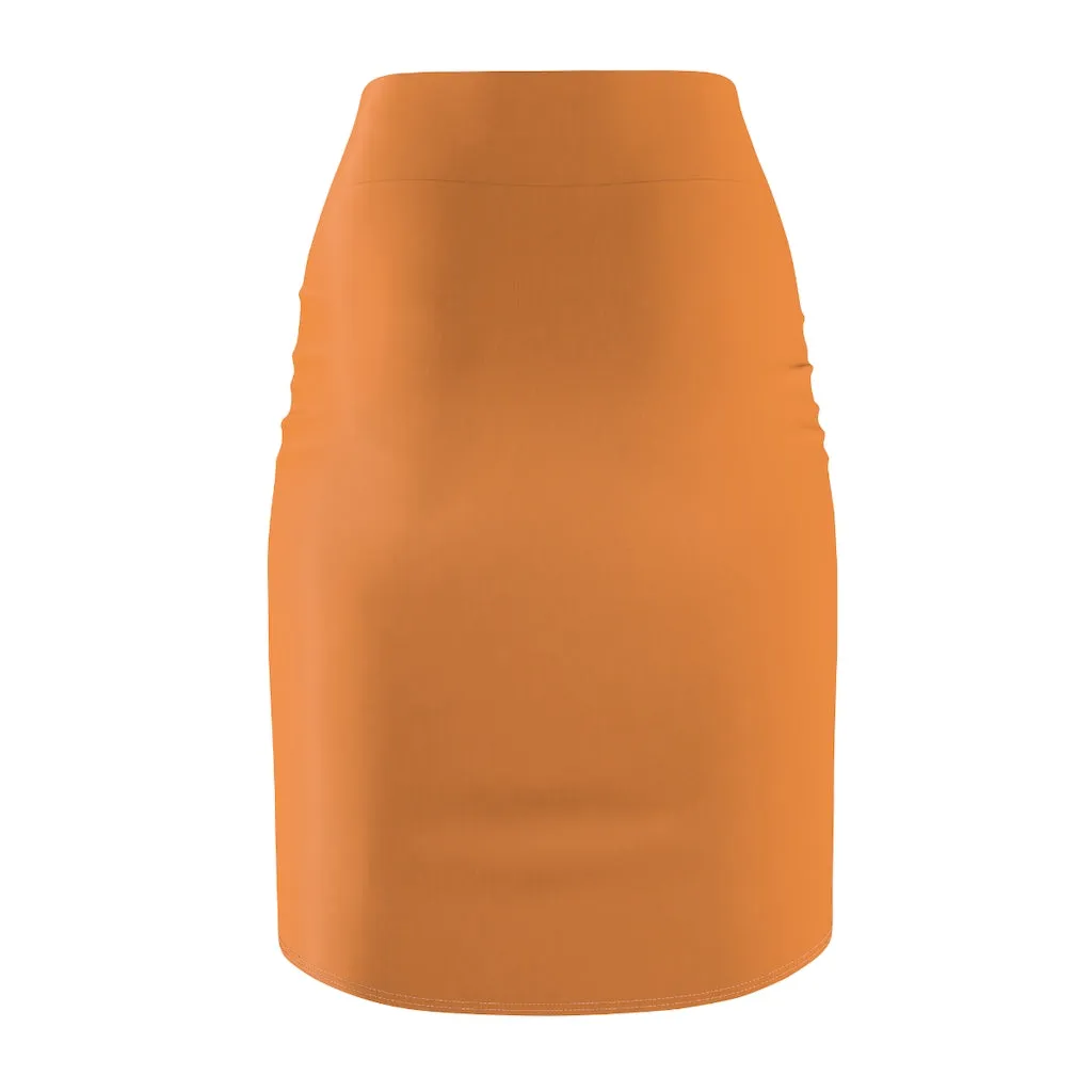 Women's Pencil Skirt   SUNFLOWER