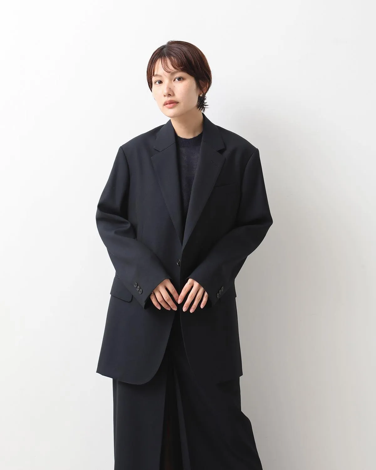 WOOL KID MOHAIR HOP SACK JACKET (WOMEN'S)