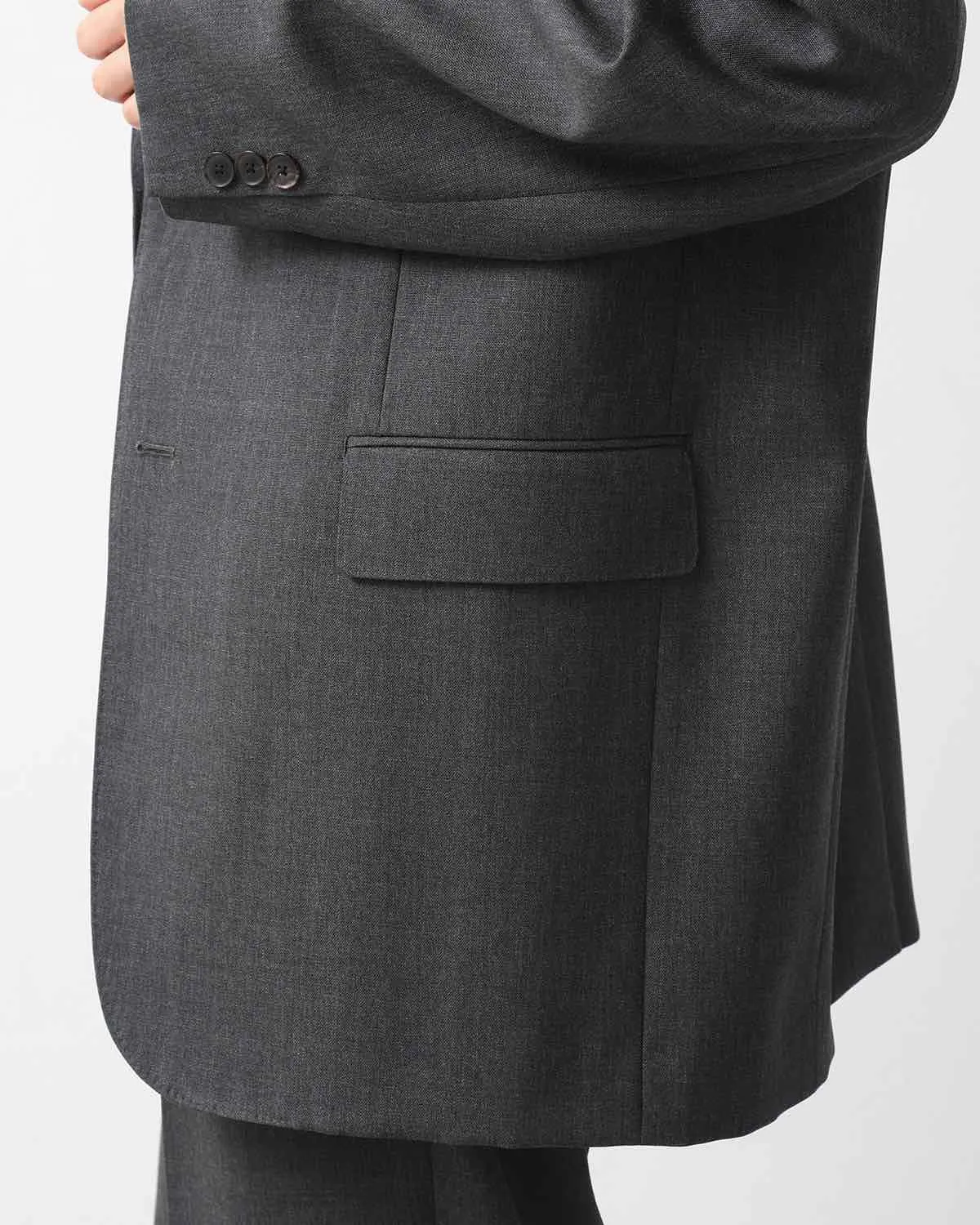 WOOL KID MOHAIR HOP SACK JACKET (WOMEN'S)