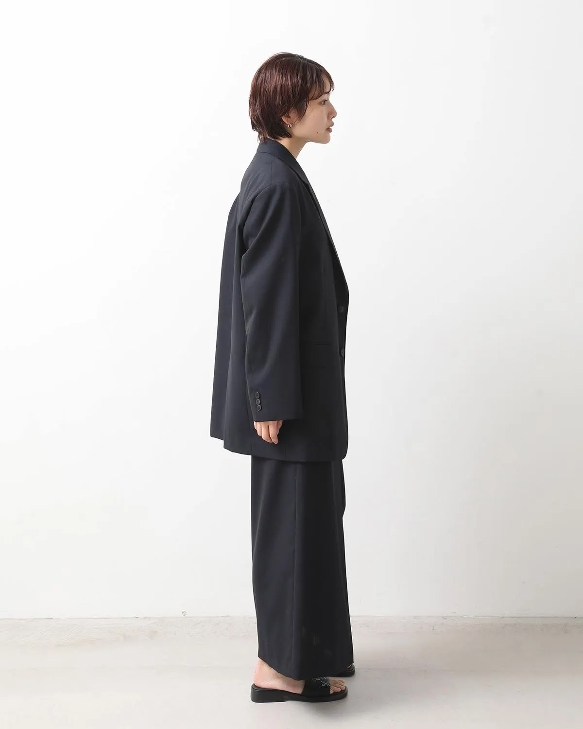 WOOL KID MOHAIR HOP SACK JACKET (WOMEN'S)