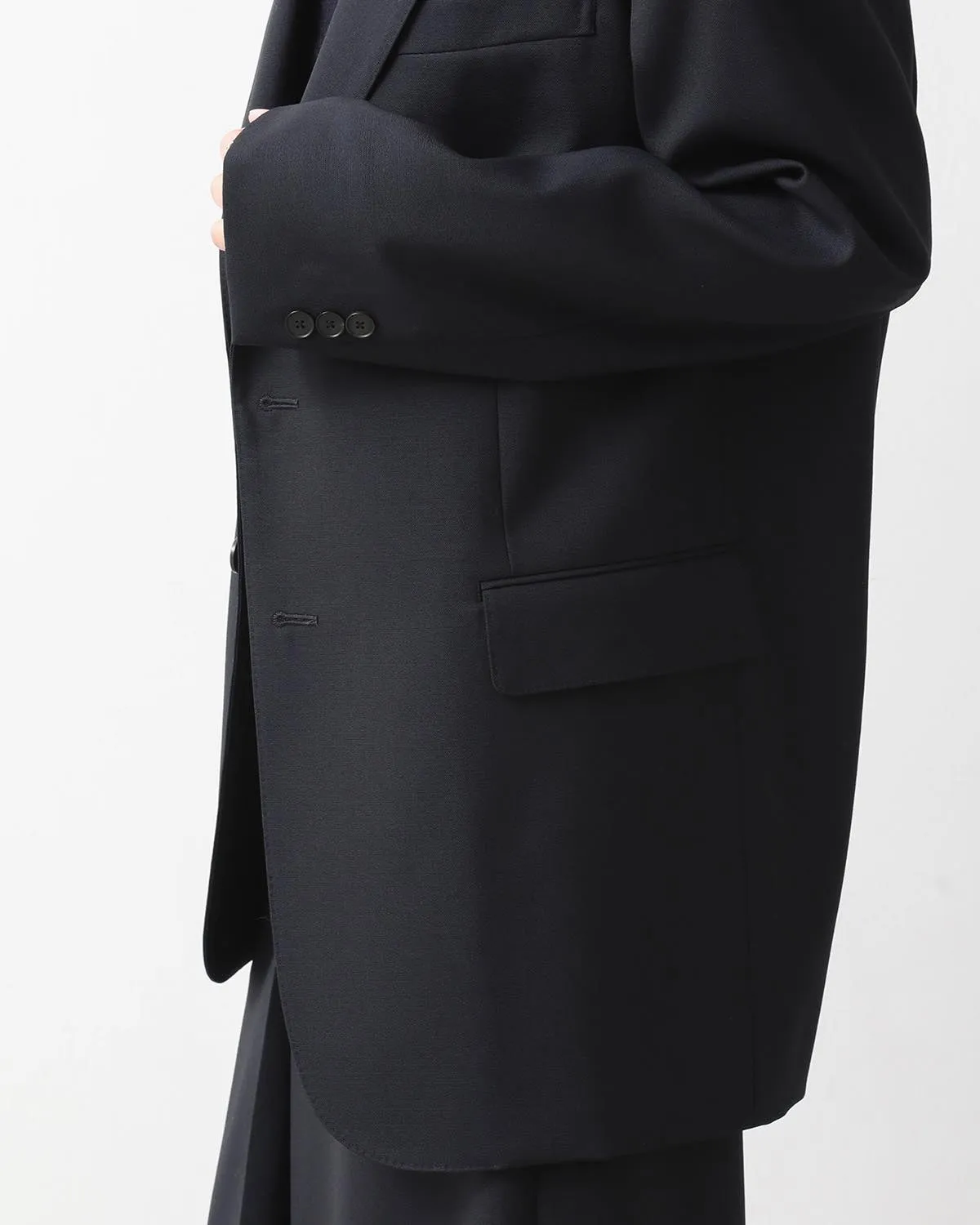 WOOL KID MOHAIR HOP SACK JACKET (WOMEN'S)
