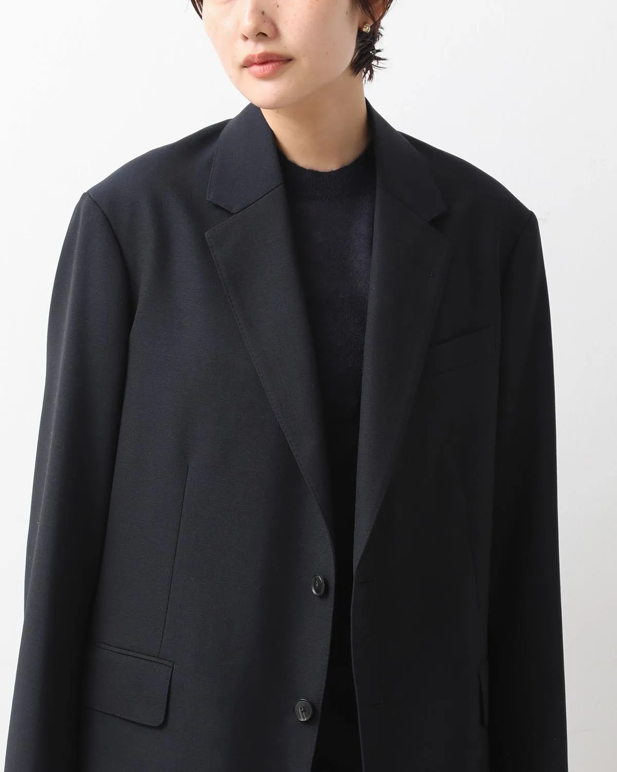 WOOL KID MOHAIR HOP SACK JACKET (WOMEN'S)