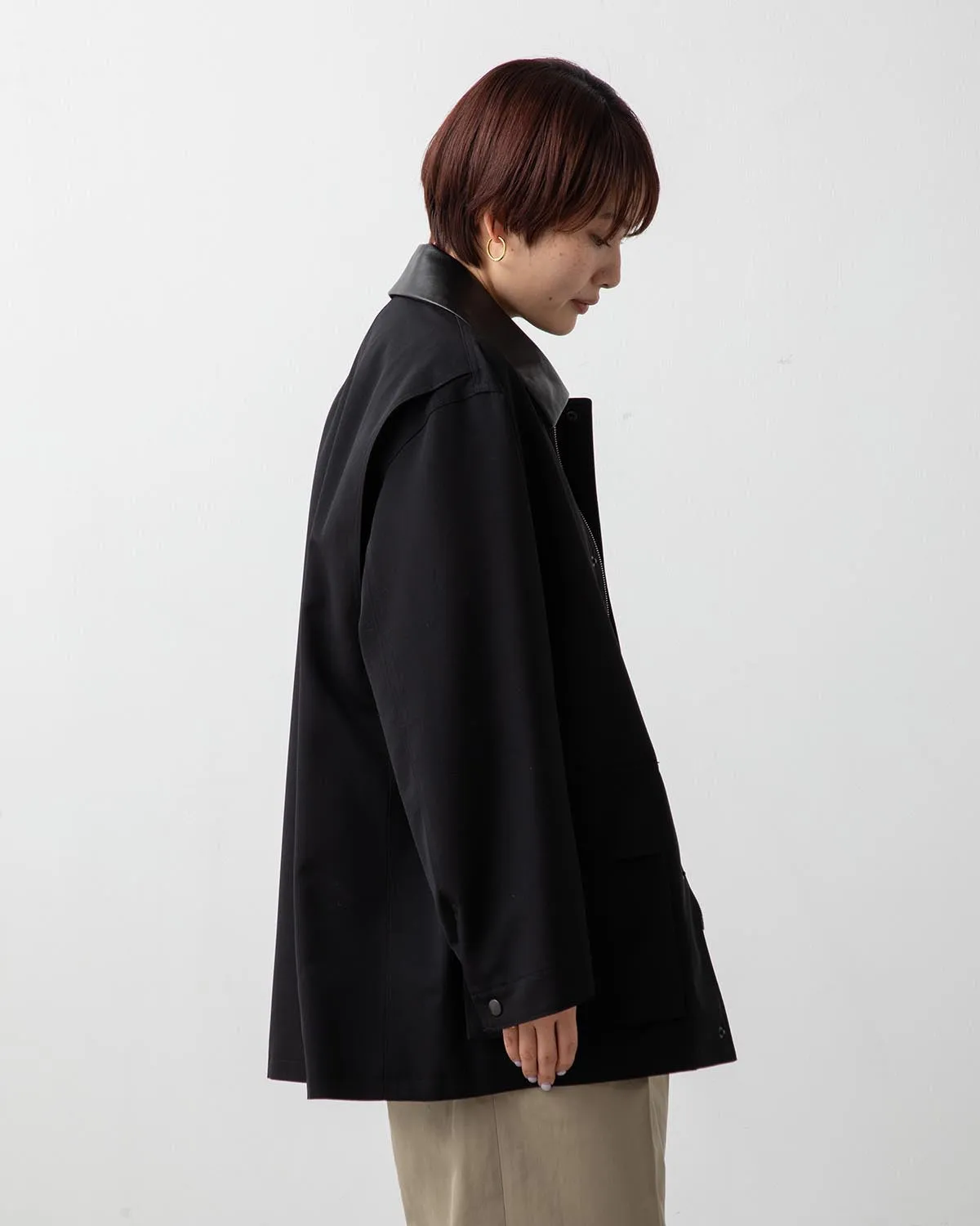 WOOL MAX CANVAS BLOUSON