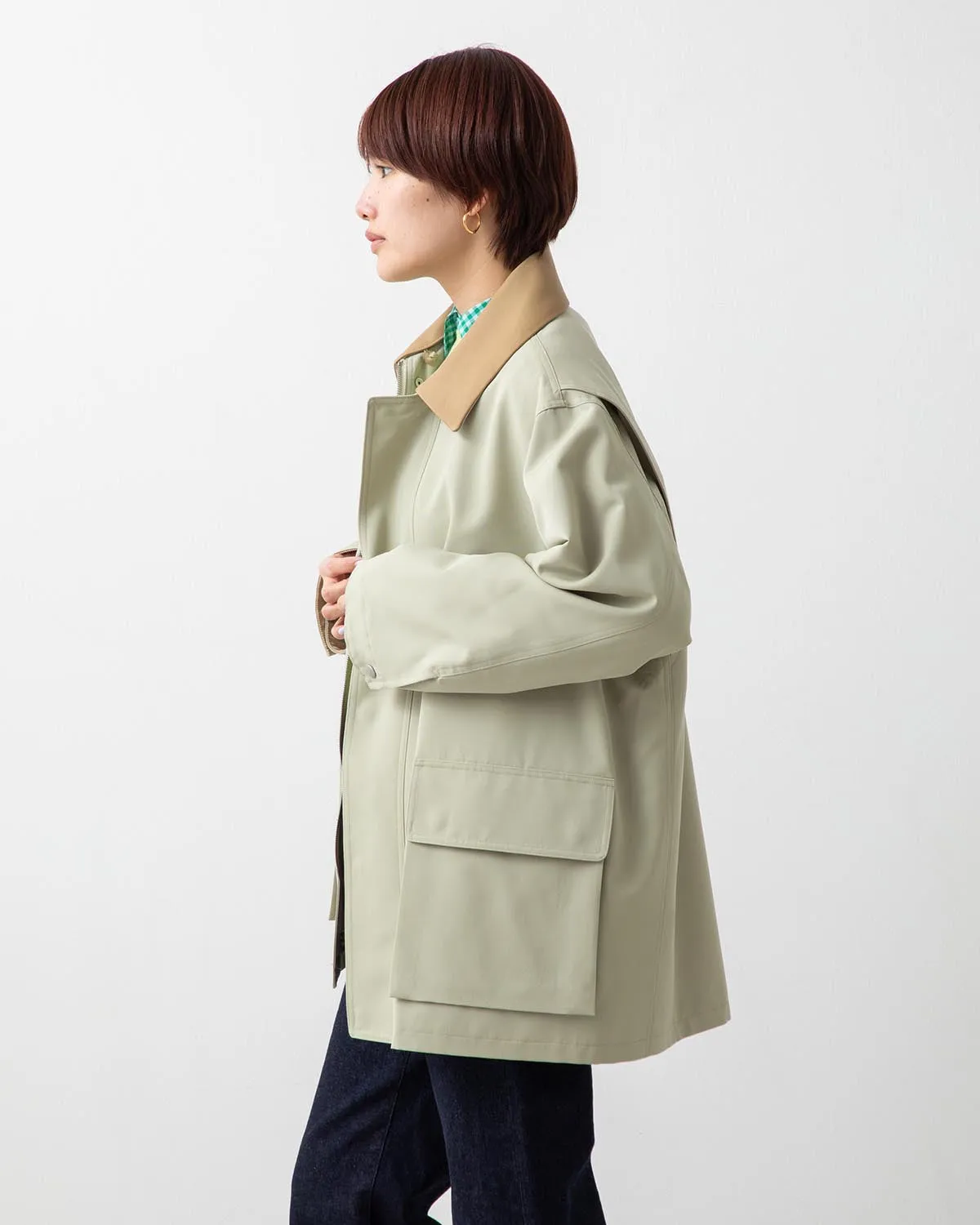 WOOL MAX CANVAS BLOUSON