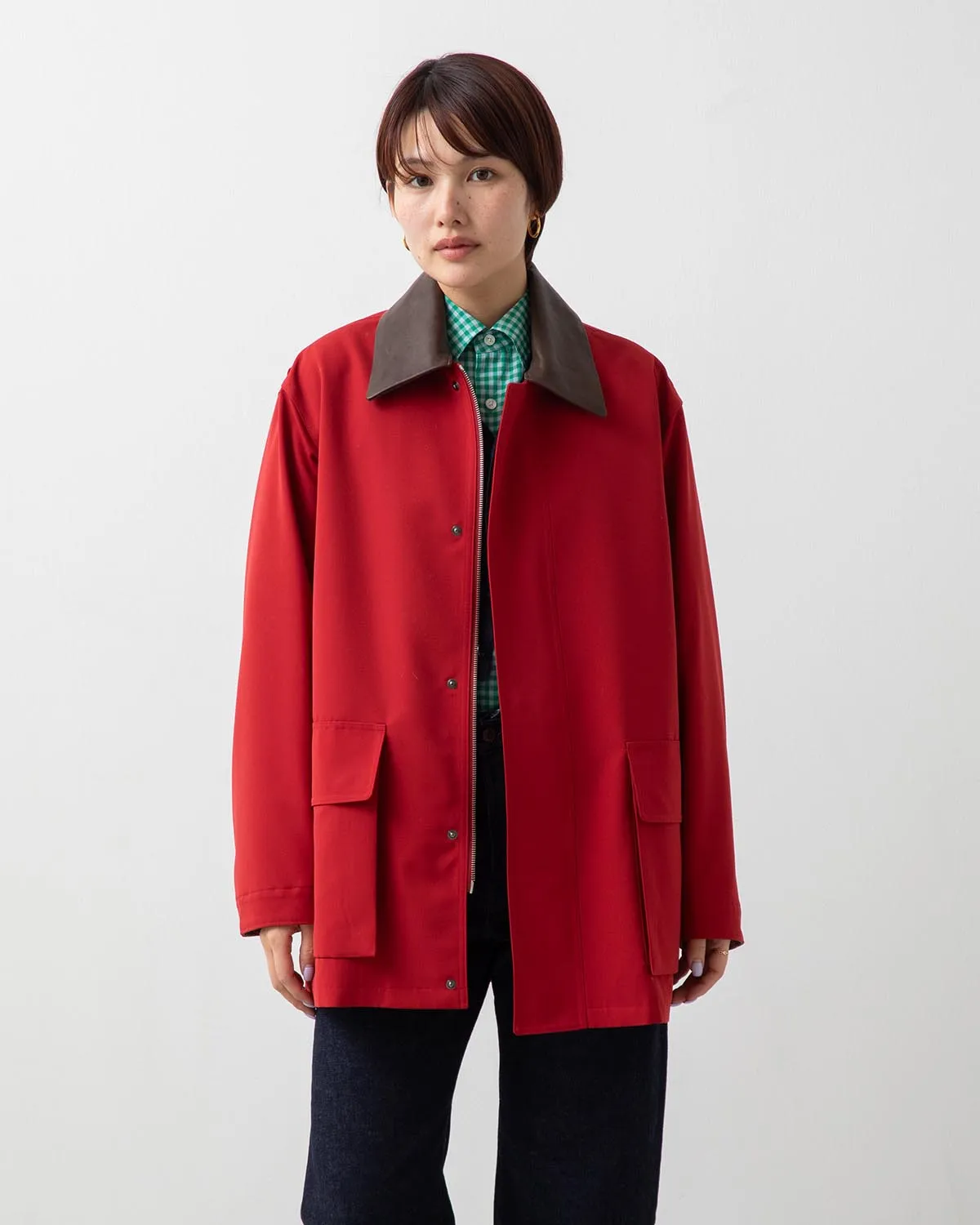 WOOL MAX CANVAS BLOUSON