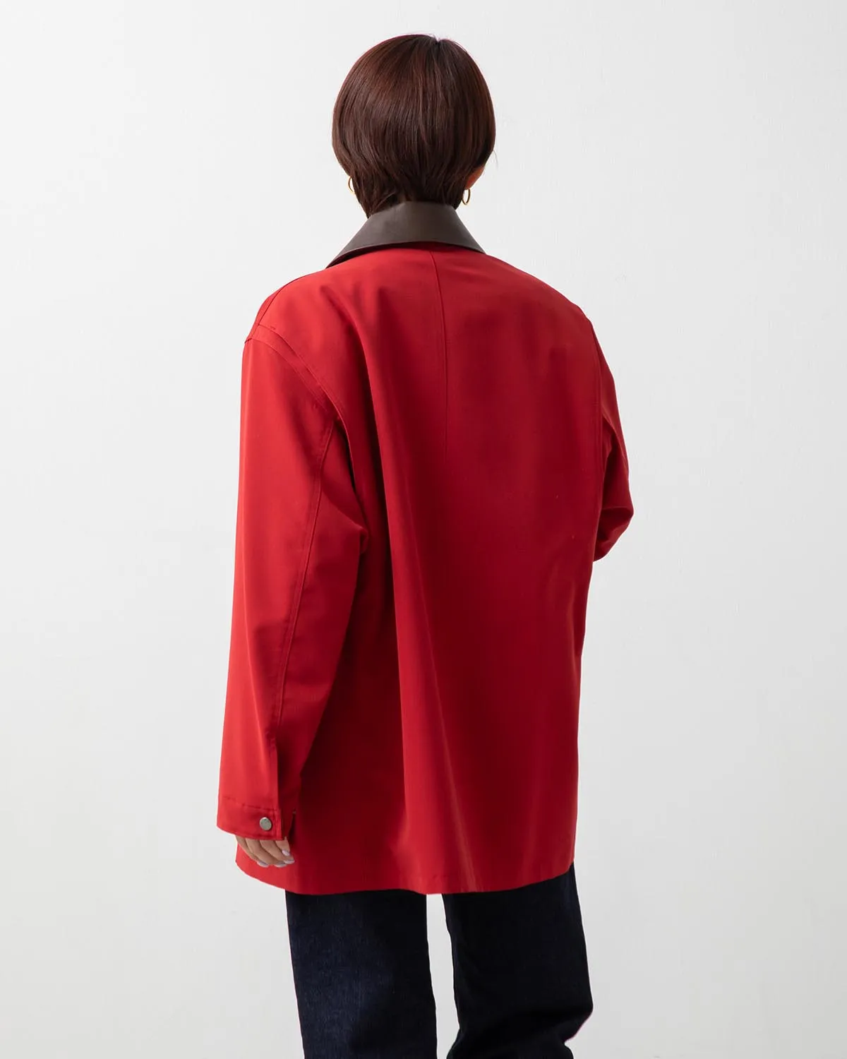 WOOL MAX CANVAS BLOUSON