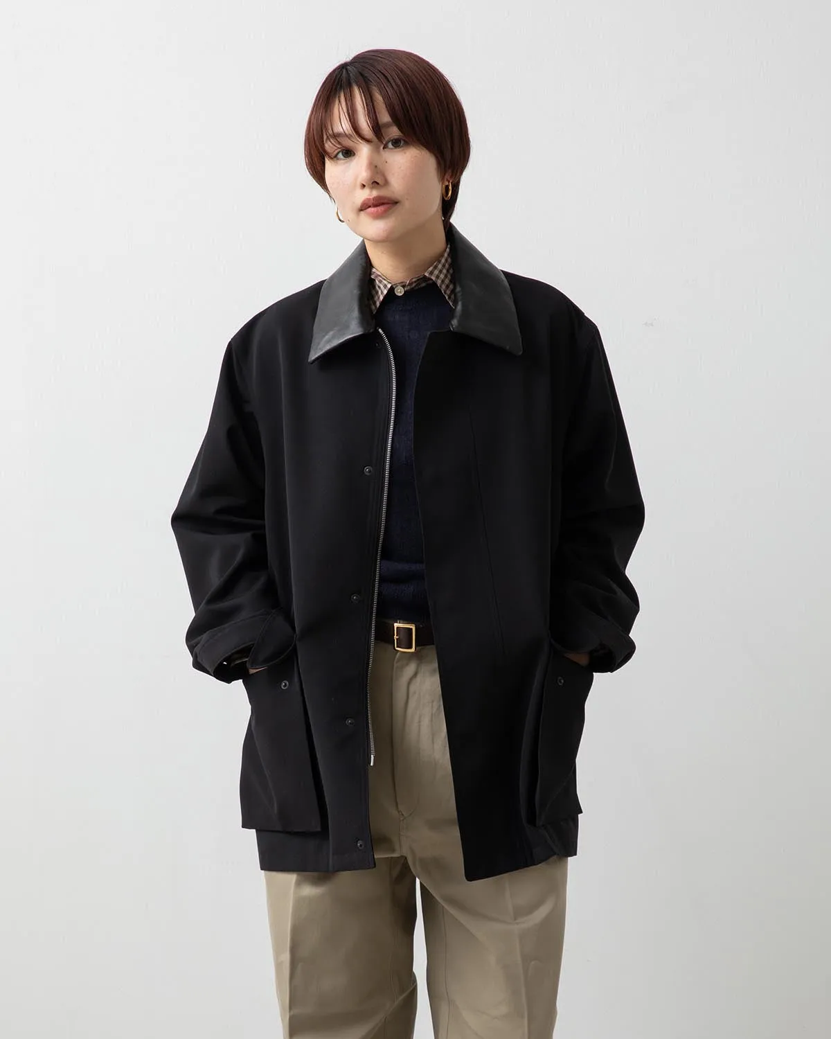 WOOL MAX CANVAS BLOUSON