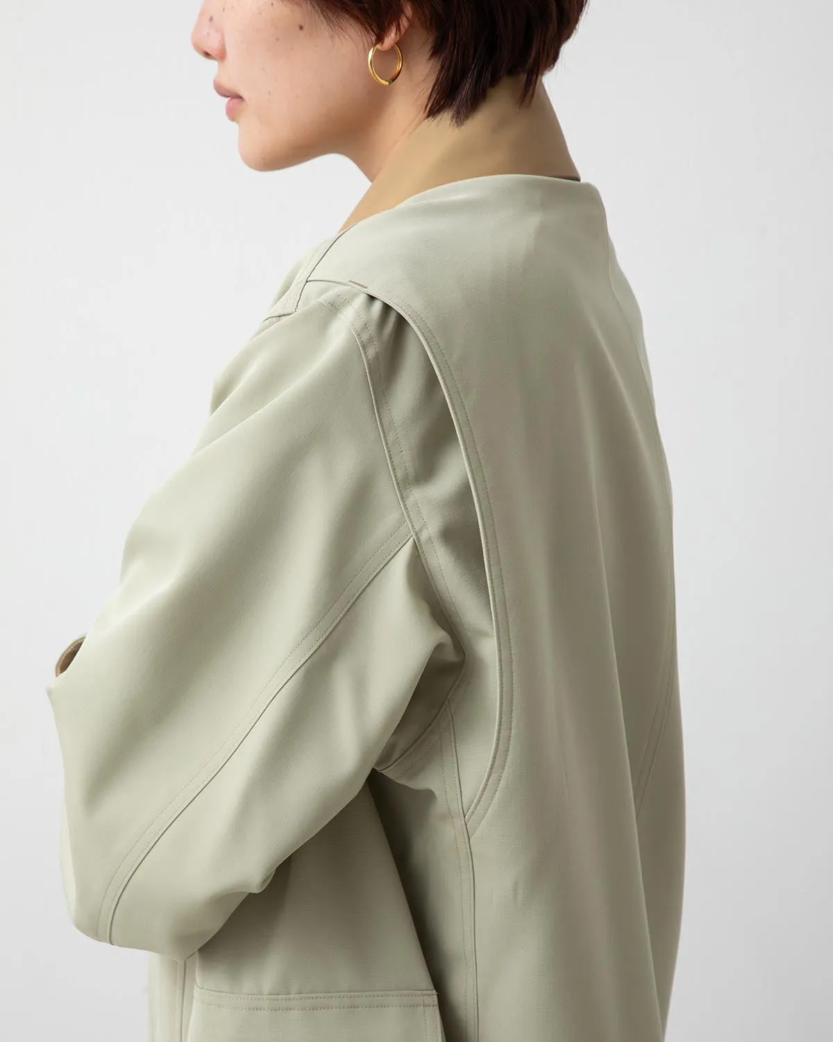 WOOL MAX CANVAS BLOUSON