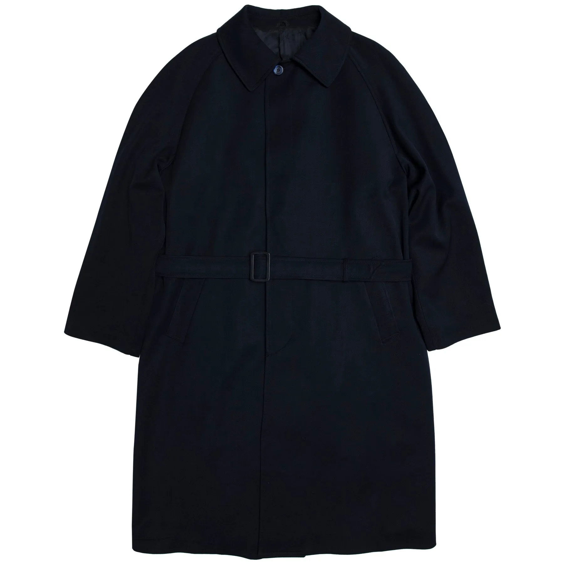 Woolmark Pure Virgin Wool Gabardine Weave Box Coat