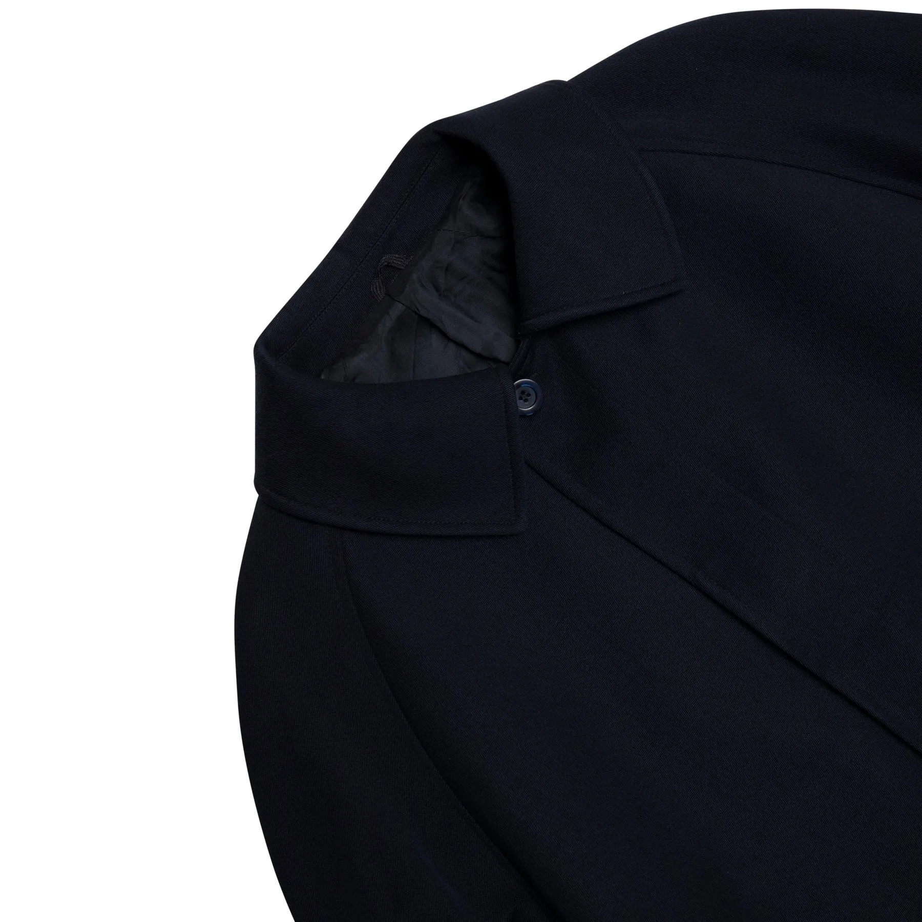 Woolmark Pure Virgin Wool Gabardine Weave Box Coat