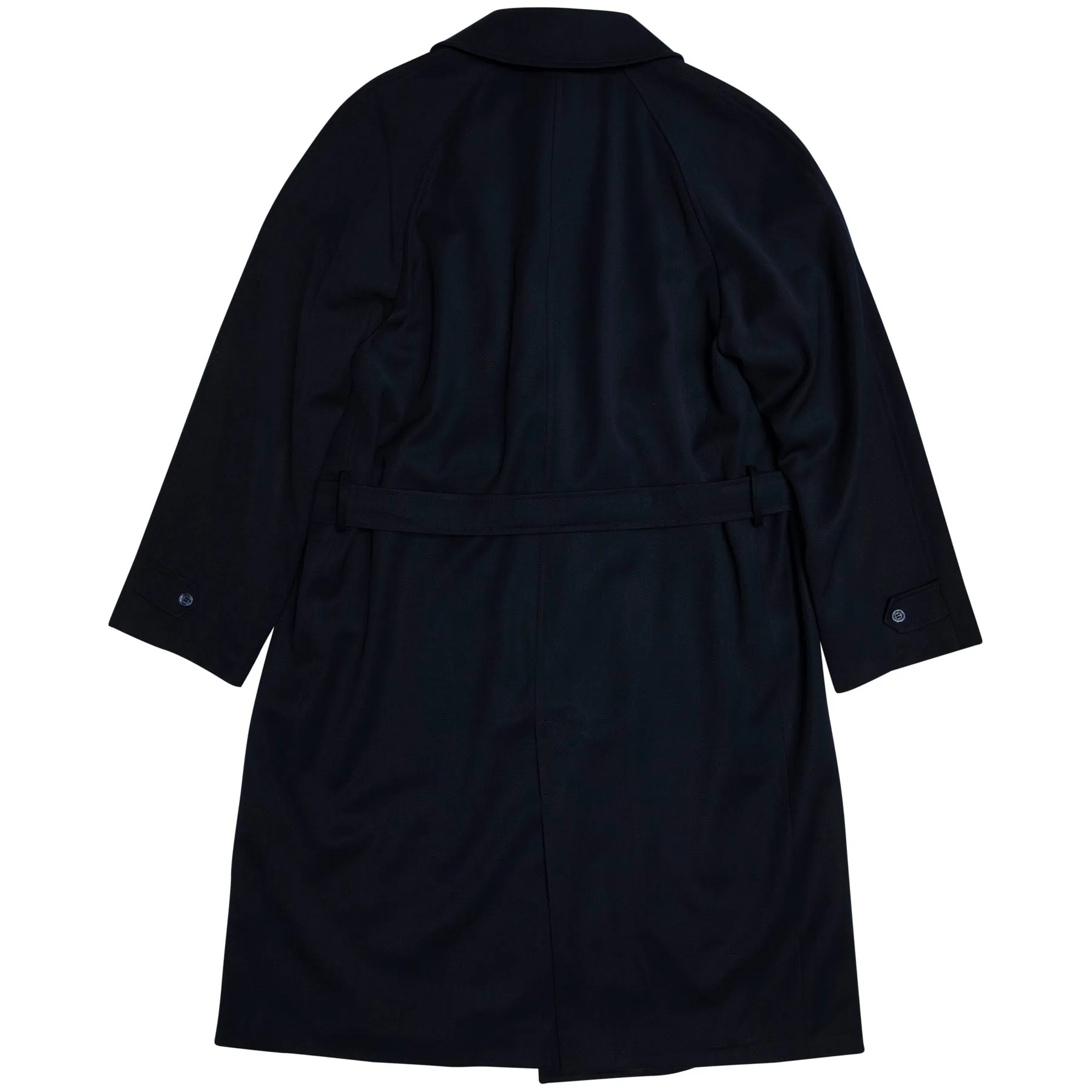 Woolmark Pure Virgin Wool Gabardine Weave Box Coat